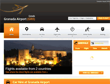 Tablet Screenshot of granadaairport.com